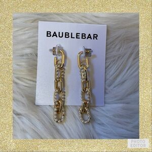 Baublebar Chain Link Drop Earrings - New on Card